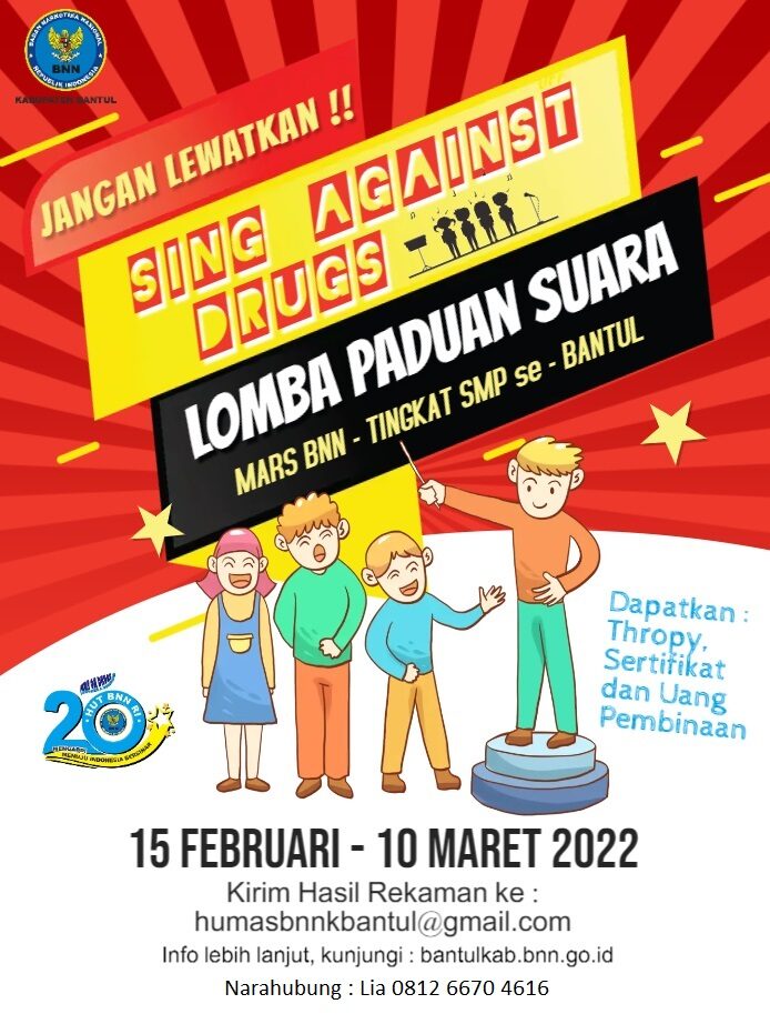 LOMBA PADUAN SUARA TINGKAT SMP SE-KABUPATEN BANTUL : SING AGAINST DRUGS LOMBA PADUAN SUARA TINGKAT SMP SE-KABUPATEN BANTUL : SING AGAINST DRUGS