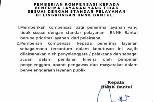 KOMPENSASI PELAYANAN KOMPENSASI PELAYANAN